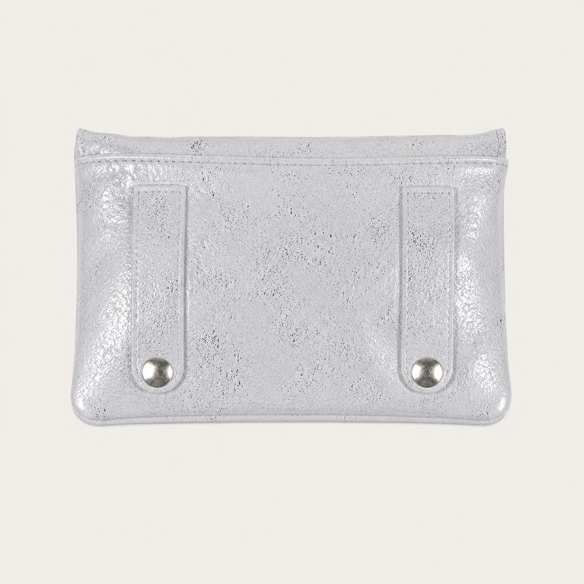 Multi-Functional Belt Bag | White Silver Metallic Leather | PaulyJen