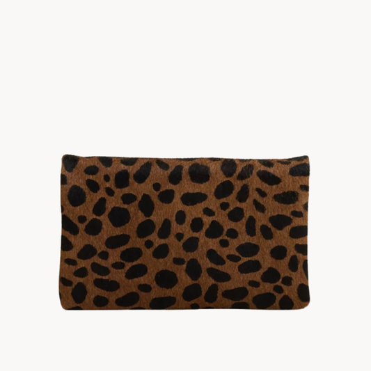 Multi-Functional Belt Bag | Black + Brown Cheetah Leather | PaulyJen