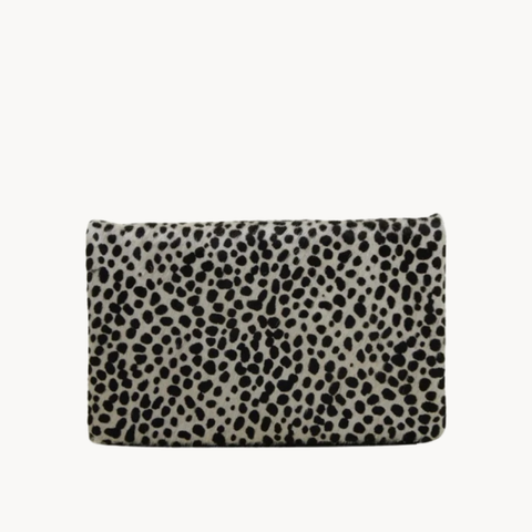 Multi-Functional Belt Bag | Black + White Cheetah Leather | PaulyJen