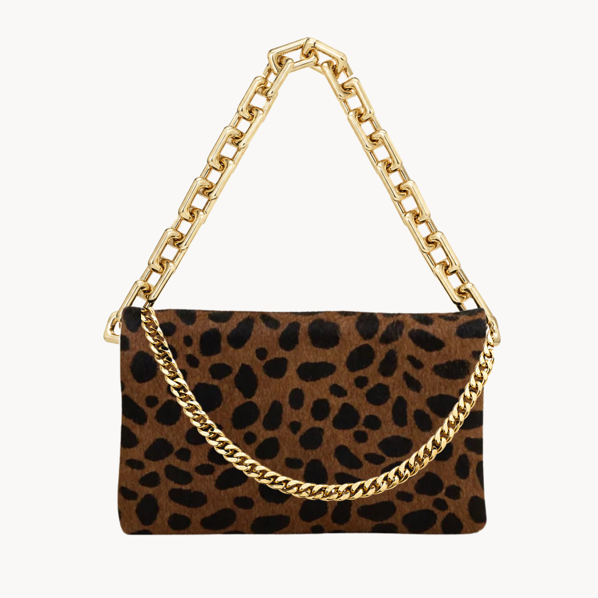 Multi-Functional Belt Bag | Black + Brown Cheetah Leather | PaulyJen