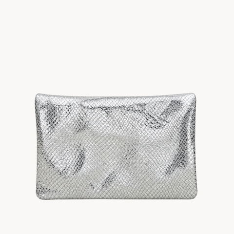 Multi-Functional Belt Bag | Silver Shimmer Leather | PaulyJen