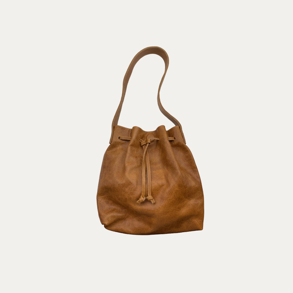 Shoulder Bag | Cognac Leather - PaulyJen