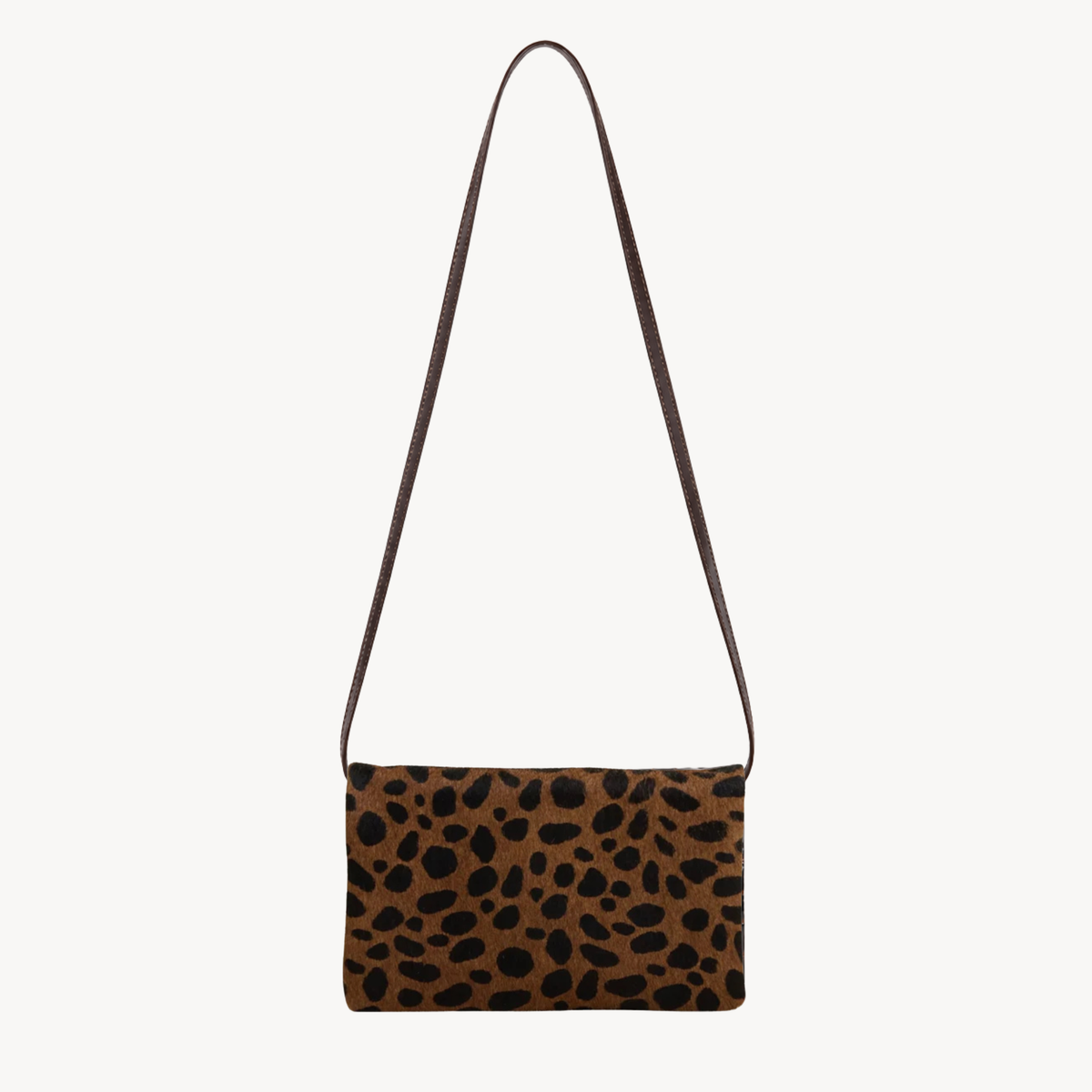Multi-Functional Belt Bag | Black + Brown Cheetah Leather | PaulyJen