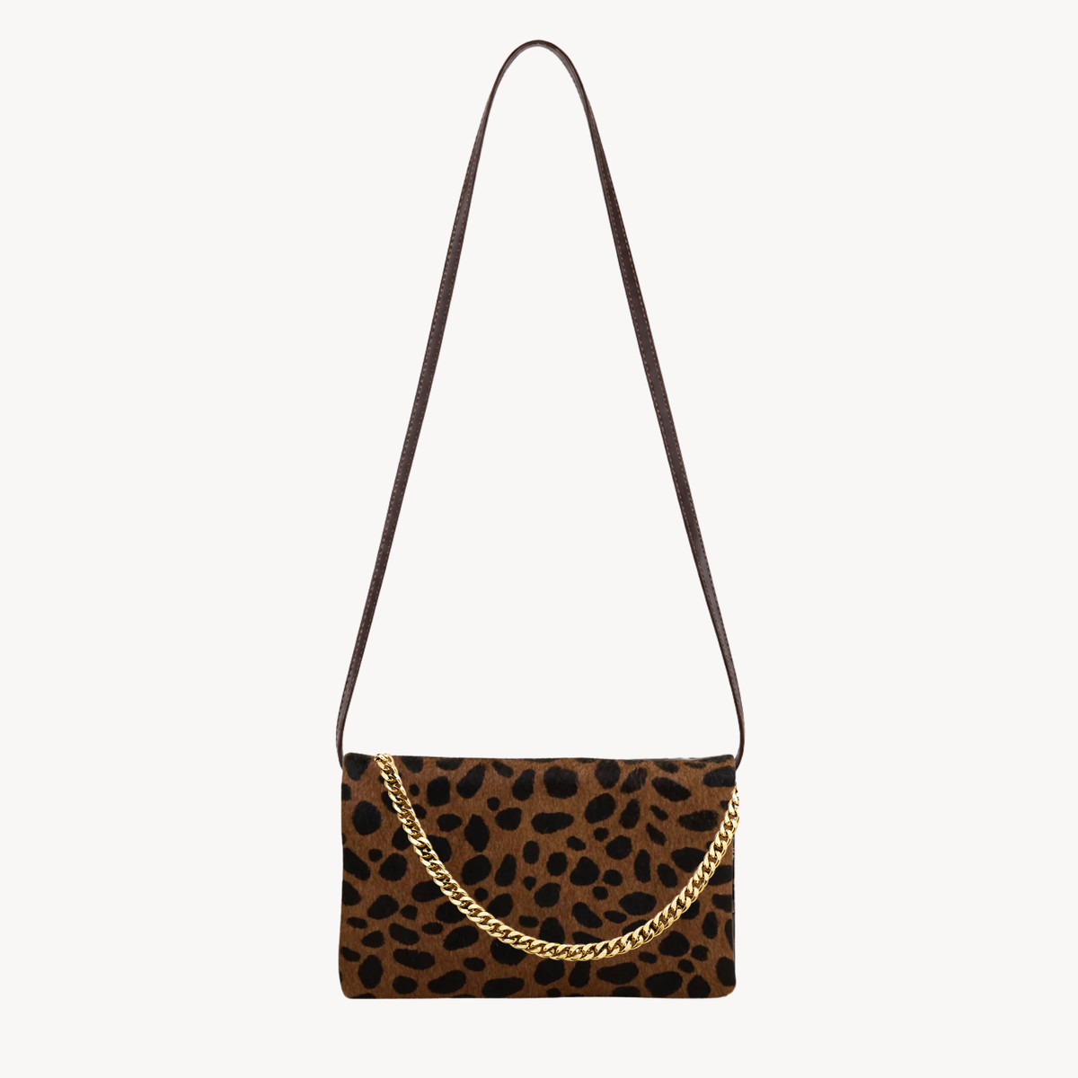 Multi-Functional Belt Bag | Black + Brown Cheetah Leather | PaulyJen