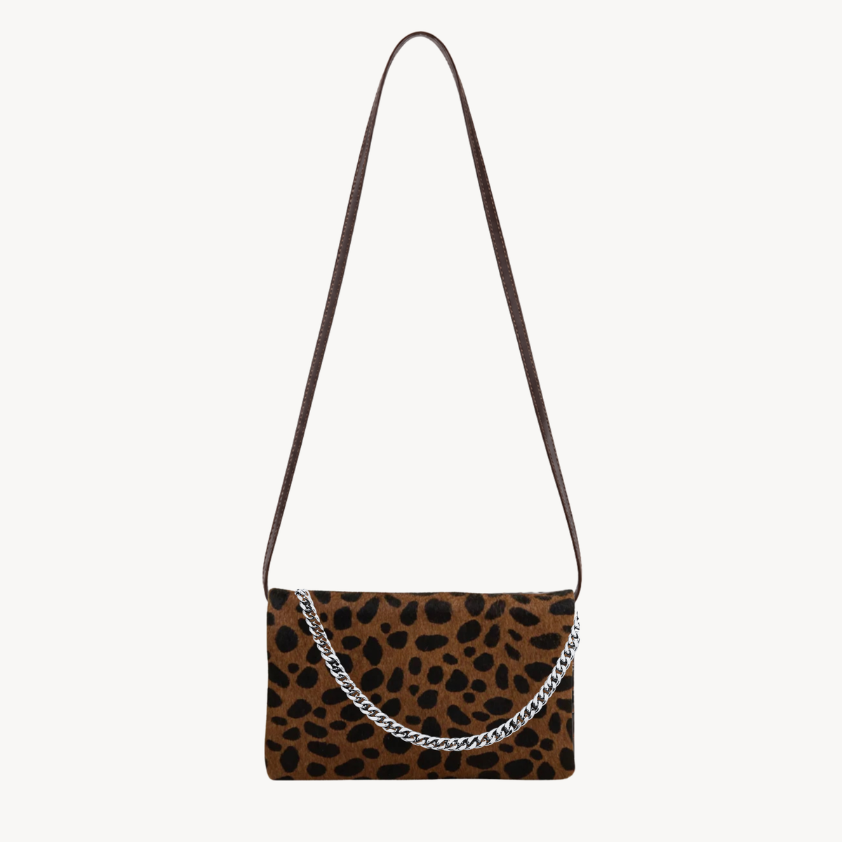 Multi-Functional Belt Bag | Black + Brown Cheetah Leather | PaulyJen