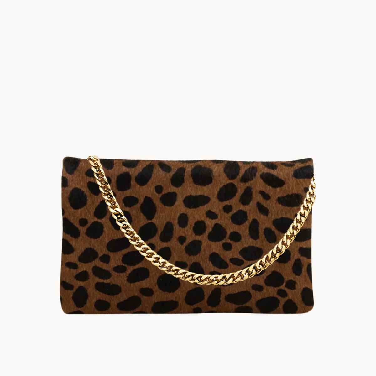 Multi-Functional Belt Bag | Black + Brown Cheetah Leather | PaulyJen