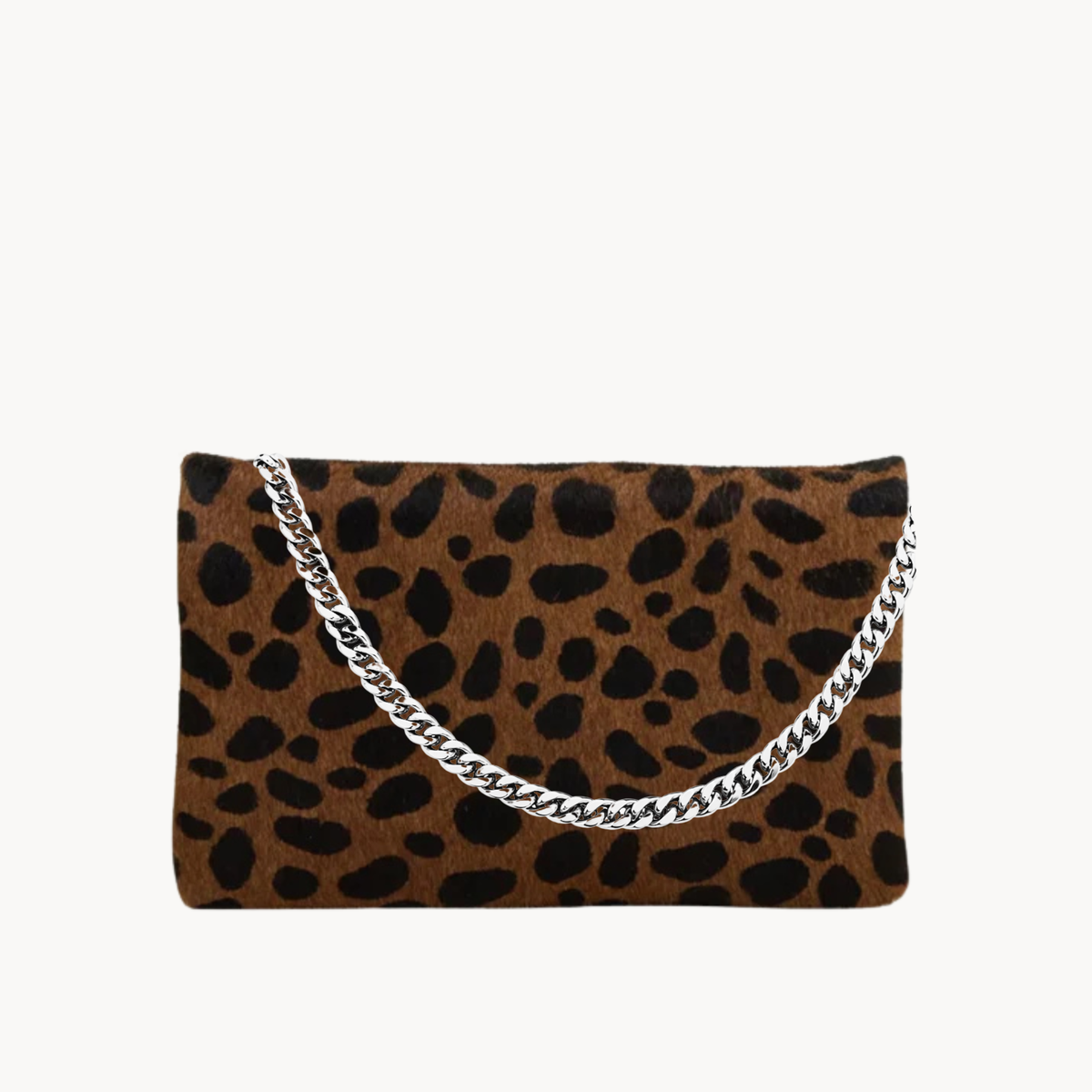 Multi-Functional Belt Bag | Black + Brown Cheetah Leather | PaulyJen