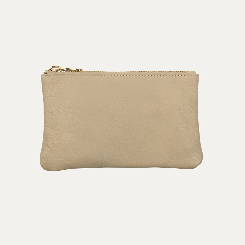 Pauly Pouch Organizer | Bone Leather + Gold Hardware - PaulyJen
