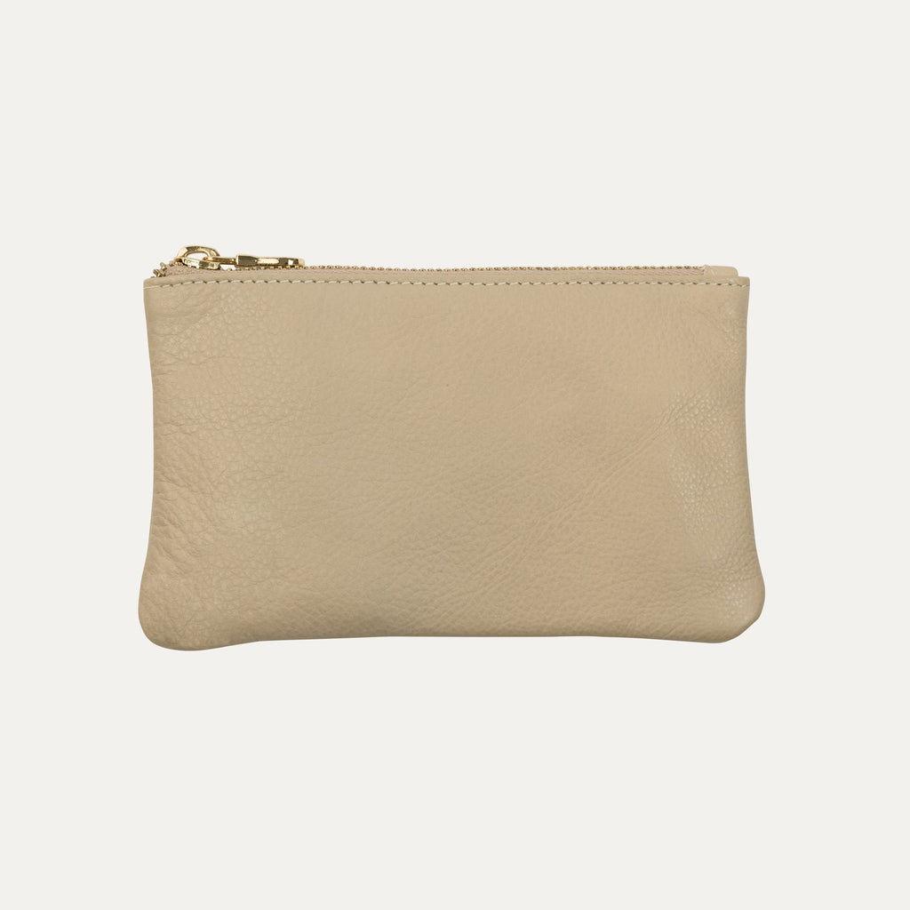 Pauly Pouch Organizer | Bone Leather + Gold Hardware