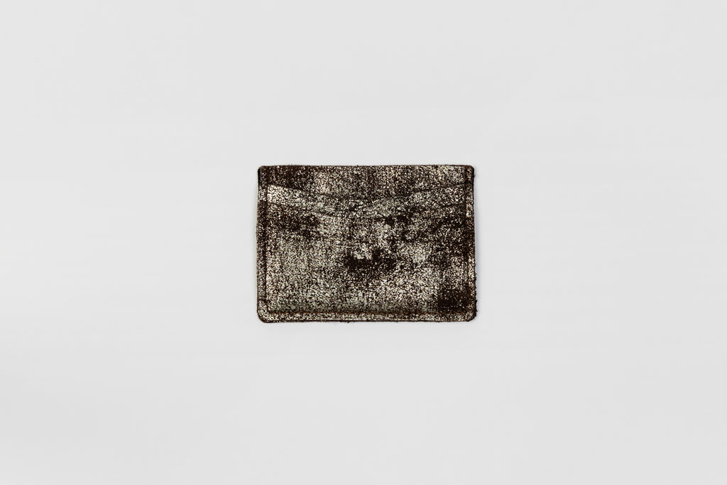 Card Holder | Brown Silver Metallic - PaulyJen