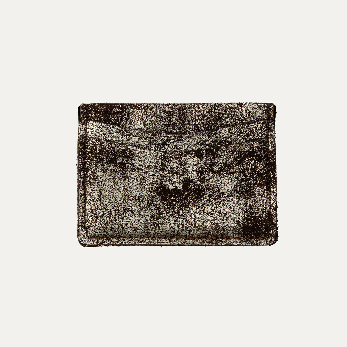 Card Holder | Brown Silver Metallic - PaulyJen