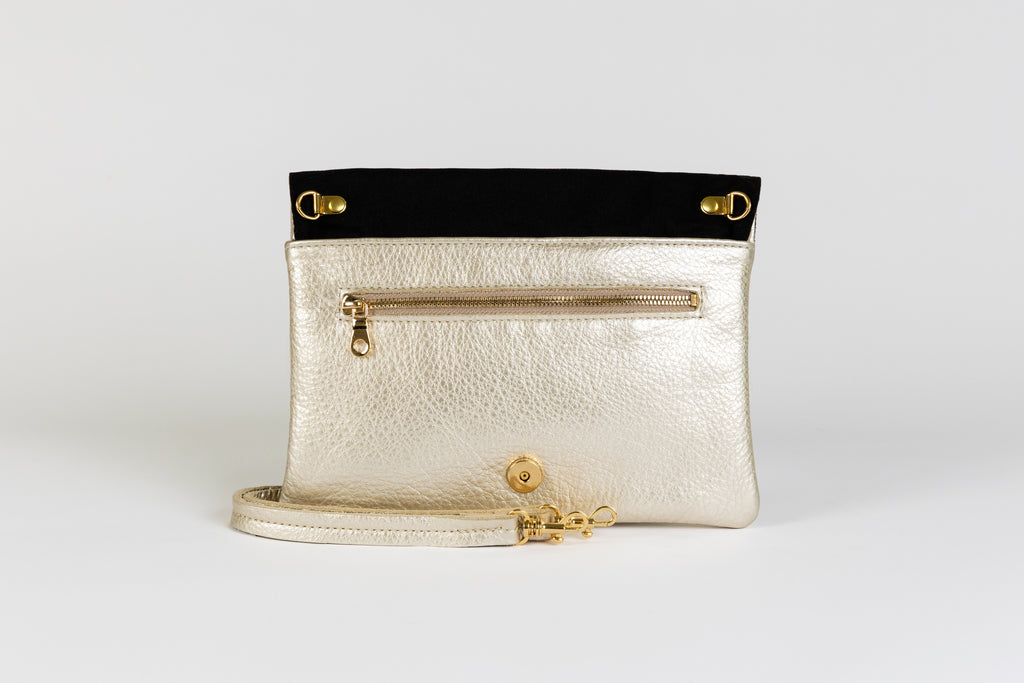 Belt Bag | Champagne Gold Leather