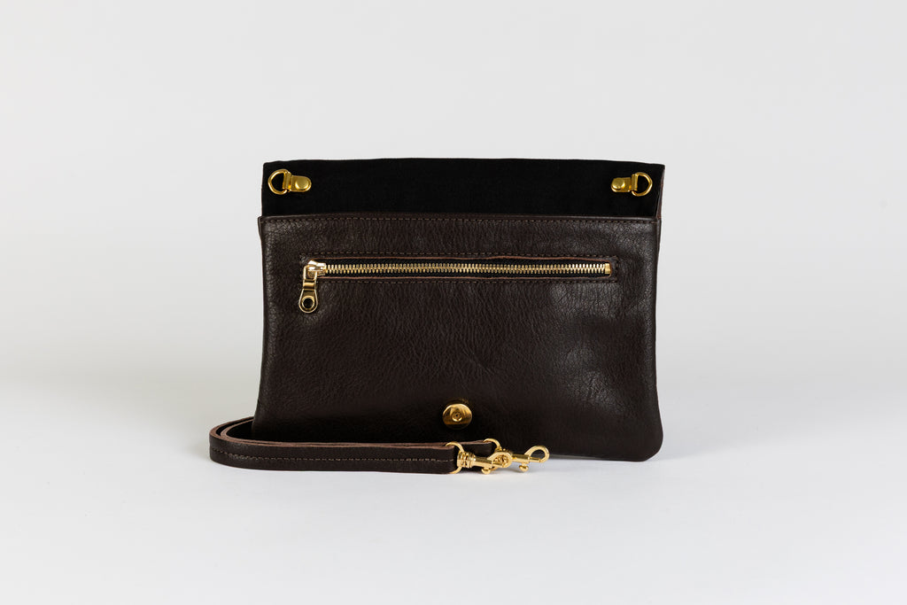 Belt Bag | Brown Print Patent Leather