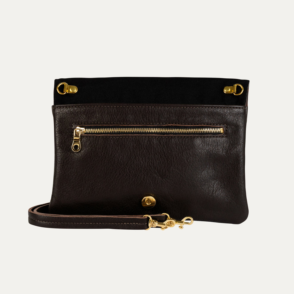 Belt Bag | Brown Print Patent Leather - PaulyJen