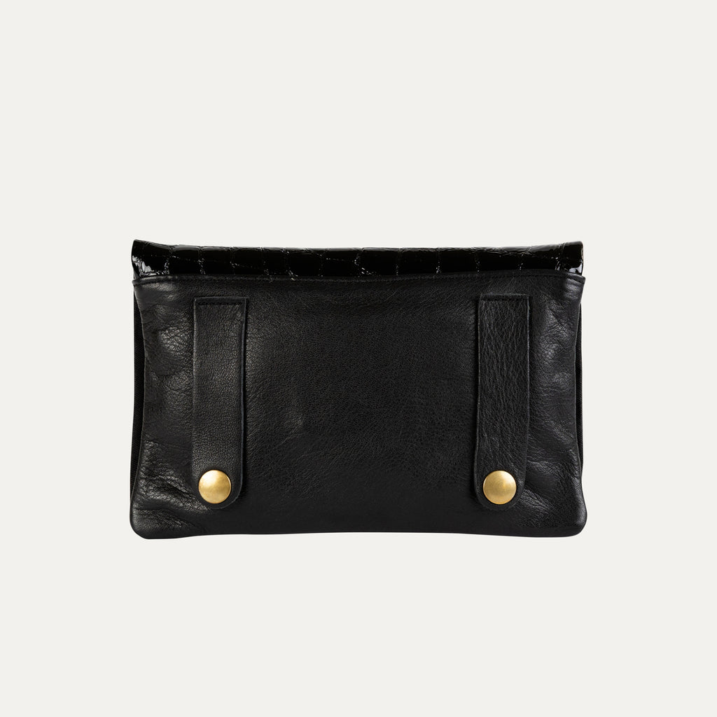 Belt Bag | Black Print Patent Leather - PaulyJen