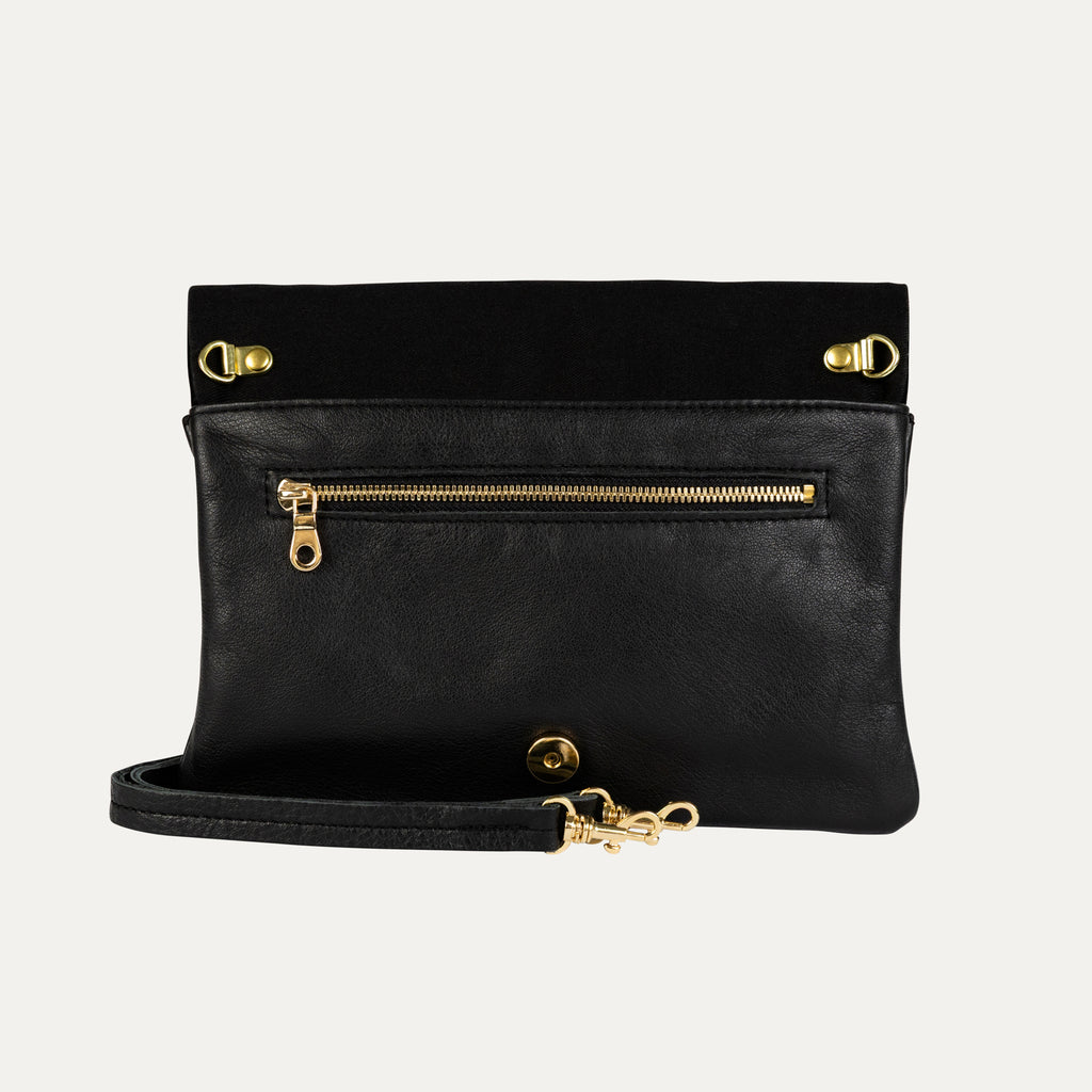Belt Bag | Black Print Patent Leather - PaulyJen