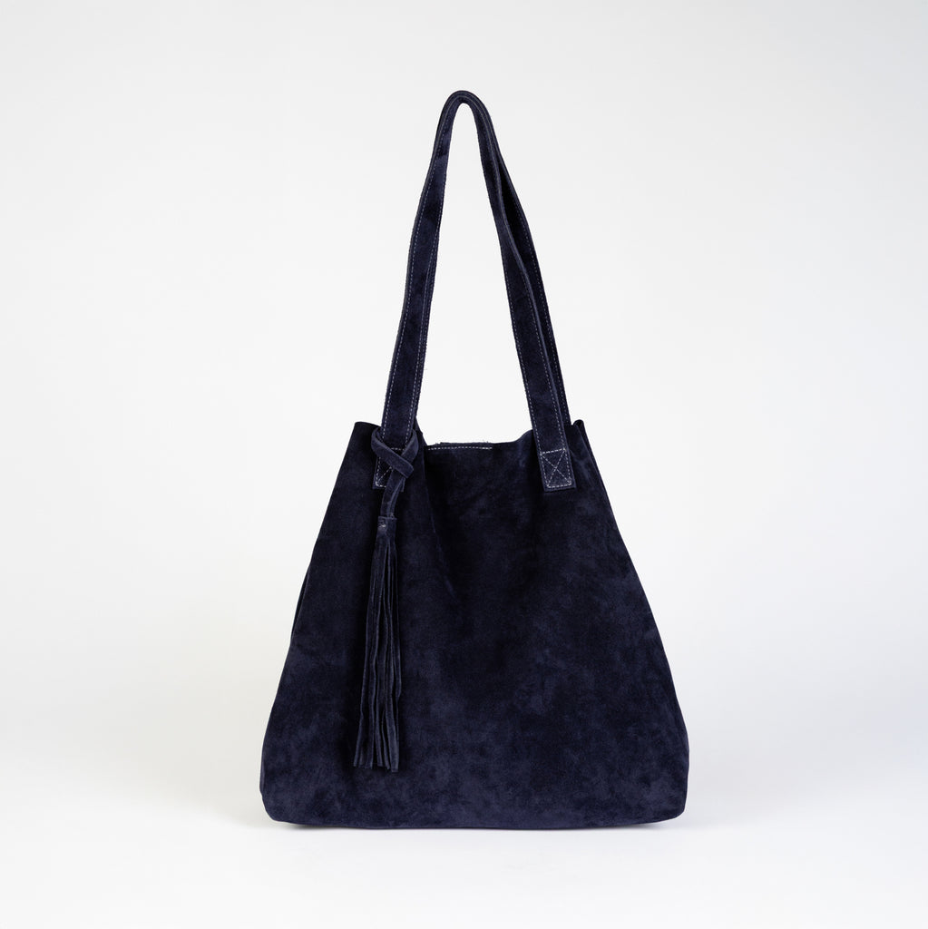 Tote Bag | Navy Suede Nashville - PaulyJen