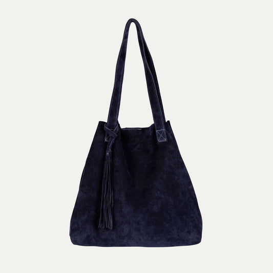 Tote Bag | Navy Suede Nashville - PaulyJen