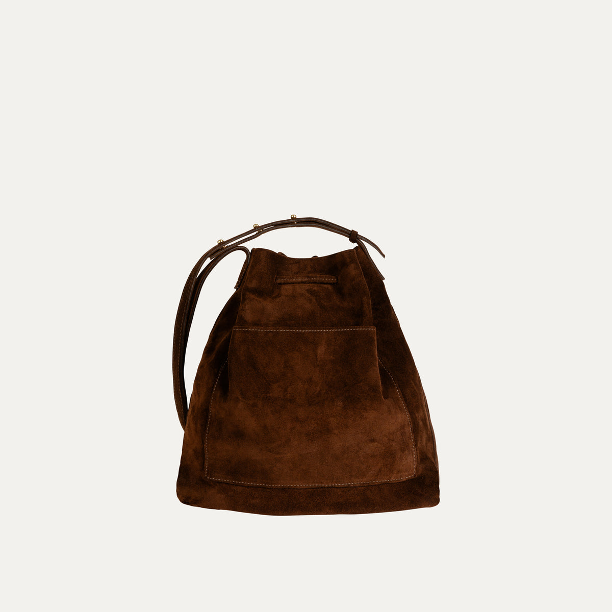 Medium Crossbody Boho Bag| Chocolate Brown Suede - PaulyJen