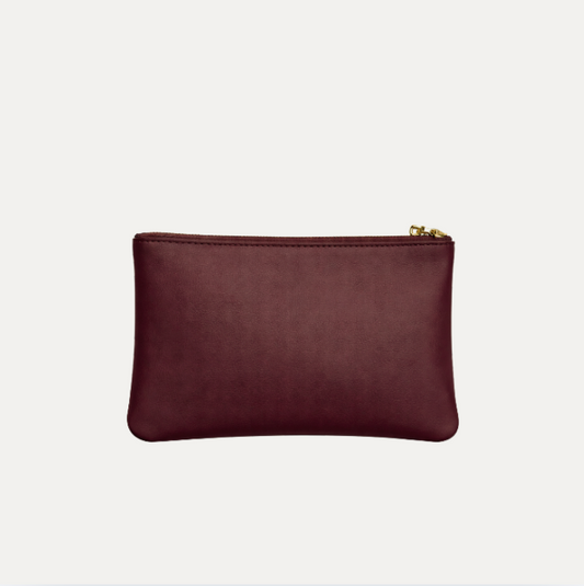 Pauly Pouch Organizer | Wine with Gold Hardware - PaulyJen