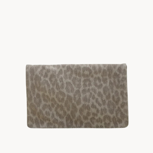Multi-Functional Belt Bag | Tan Metallic Cheetah Leather | PaulyJen