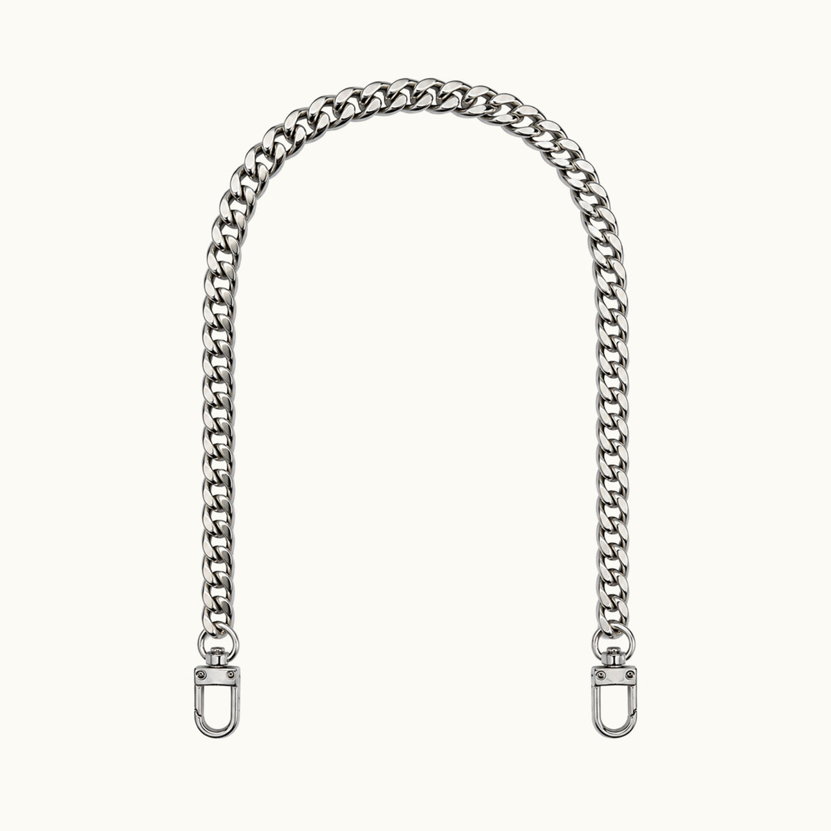 Flat Infinity Shoulder Chain | Silver 23"