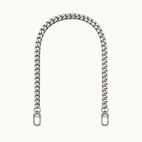 Flat Infinity Accessory Chain | Silver 17"