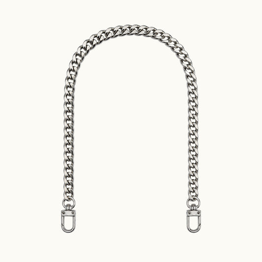 Flat Infinity Accessory Chain | Silver 17"