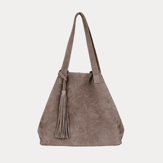 Tote Bag | Mushroom Suede