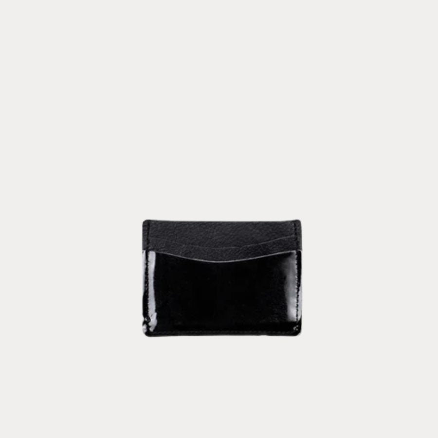 Card Holder | Black Patent Leather