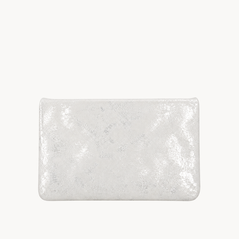 Multi-Functional Belt Bag | White Silver Metallic Leather | PaulyJen