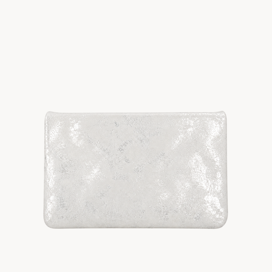Multi-Functional Belt Bag | White Silver Metallic Leather | PaulyJen