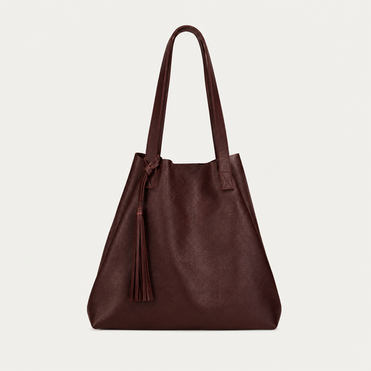 Tote Bag | Wine Leather