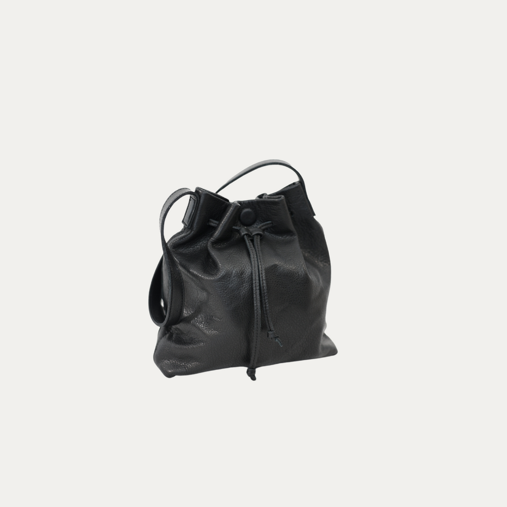 Shoulder Bag | Black Leather - PaulyJen