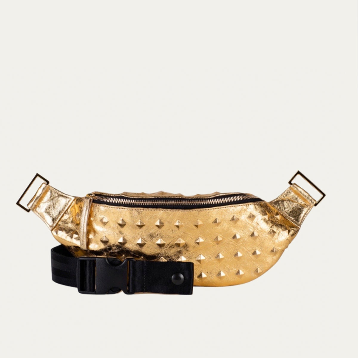 Cher Fanny Pack + Crossbody Bag | Gold Metallic + Gold Hardware - PaulyJen