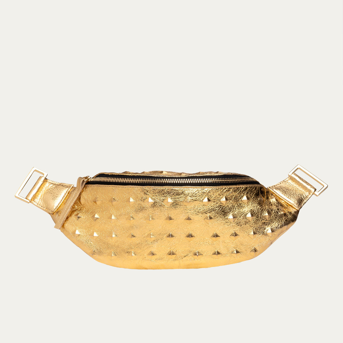 Cher Fanny Pack + Crossbody Bag | Gold Metallic + Gold Hardware - PaulyJen
