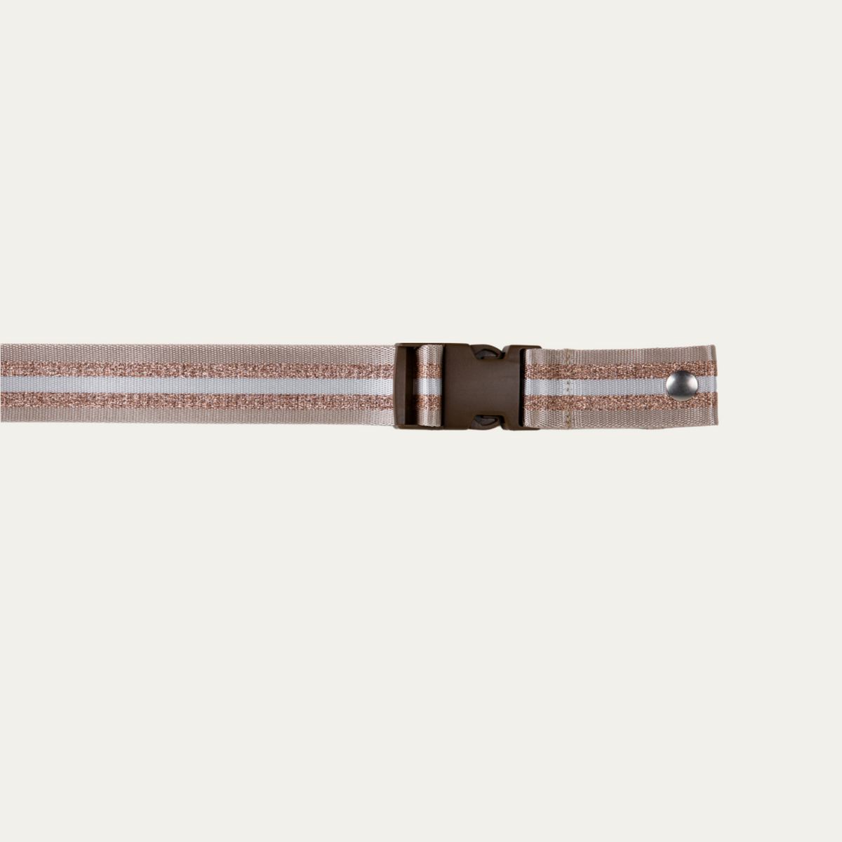 Tan Copper Metallic Multi-Stripe Crossbody/Fanny Strap - PaulyJen