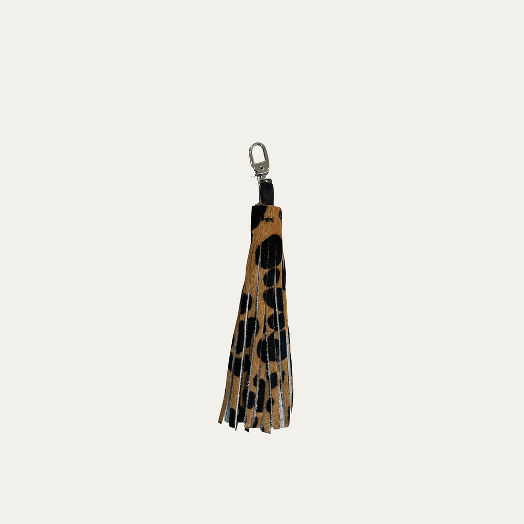 Cheetah Fringe Leather Accessory - PaulyJen