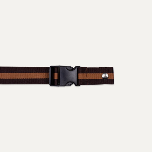 Dark Brown and Cognac Fanny Strap - PaulyJen