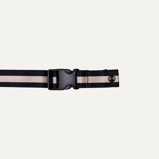 Black and Champagne Fanny Strap - PaulyJen