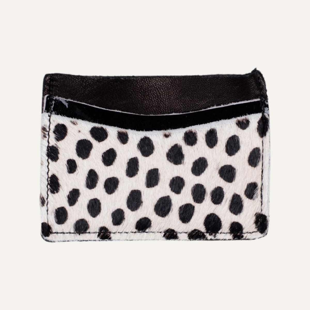 White Cheetah Card Holder - PaulyJen