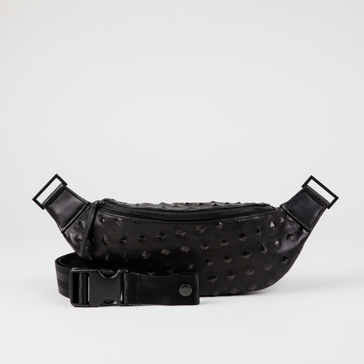 Black Cher Crossbody and Fanny Pack with Black Zipper - PaulyJen
