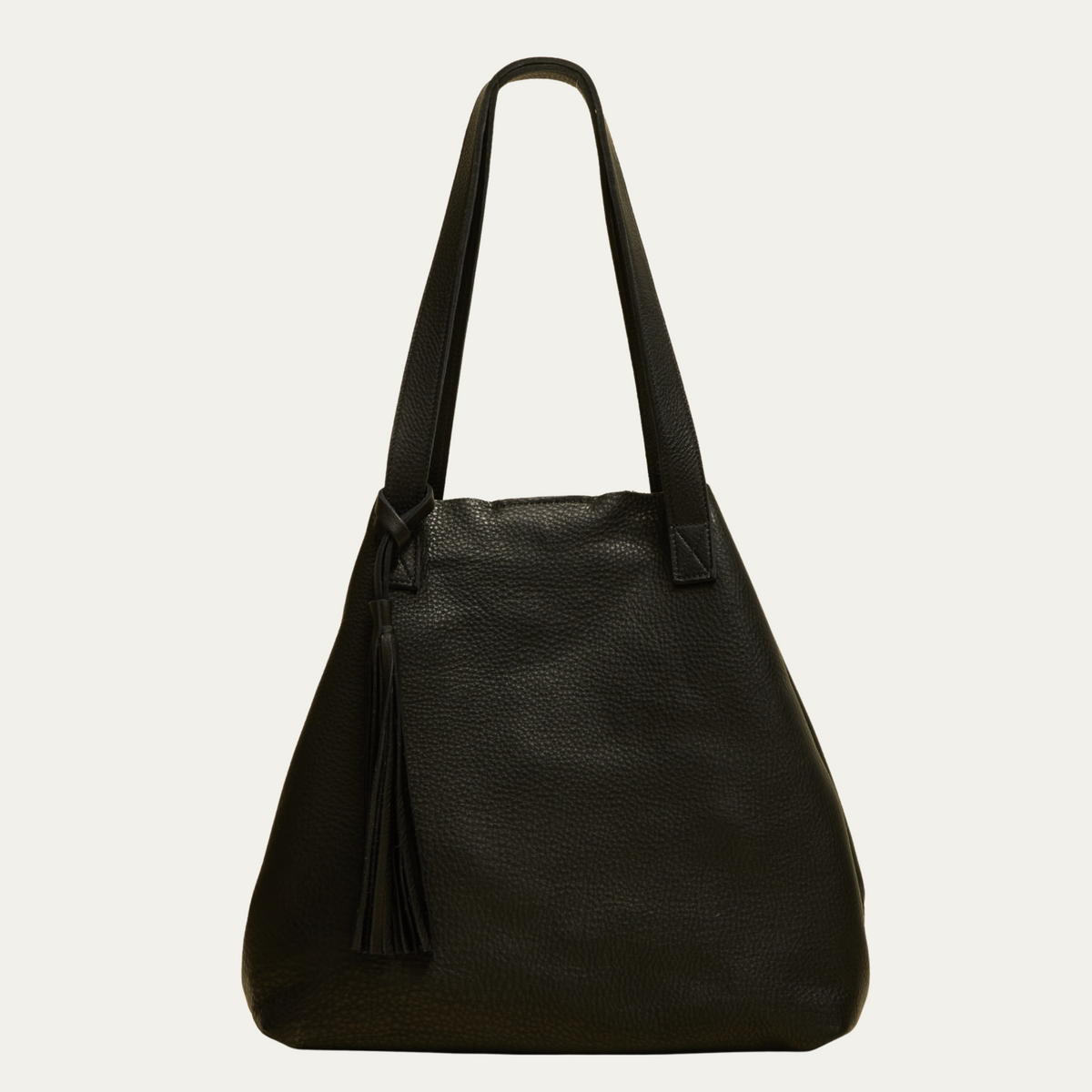 Black Leather/Los Angeles Tote Bag - PaulyJen