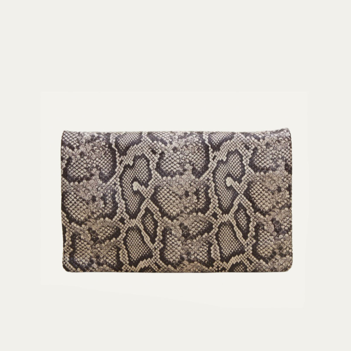 Belt Bag |Tan and Brown Snake Print Leather "The Stevie" 