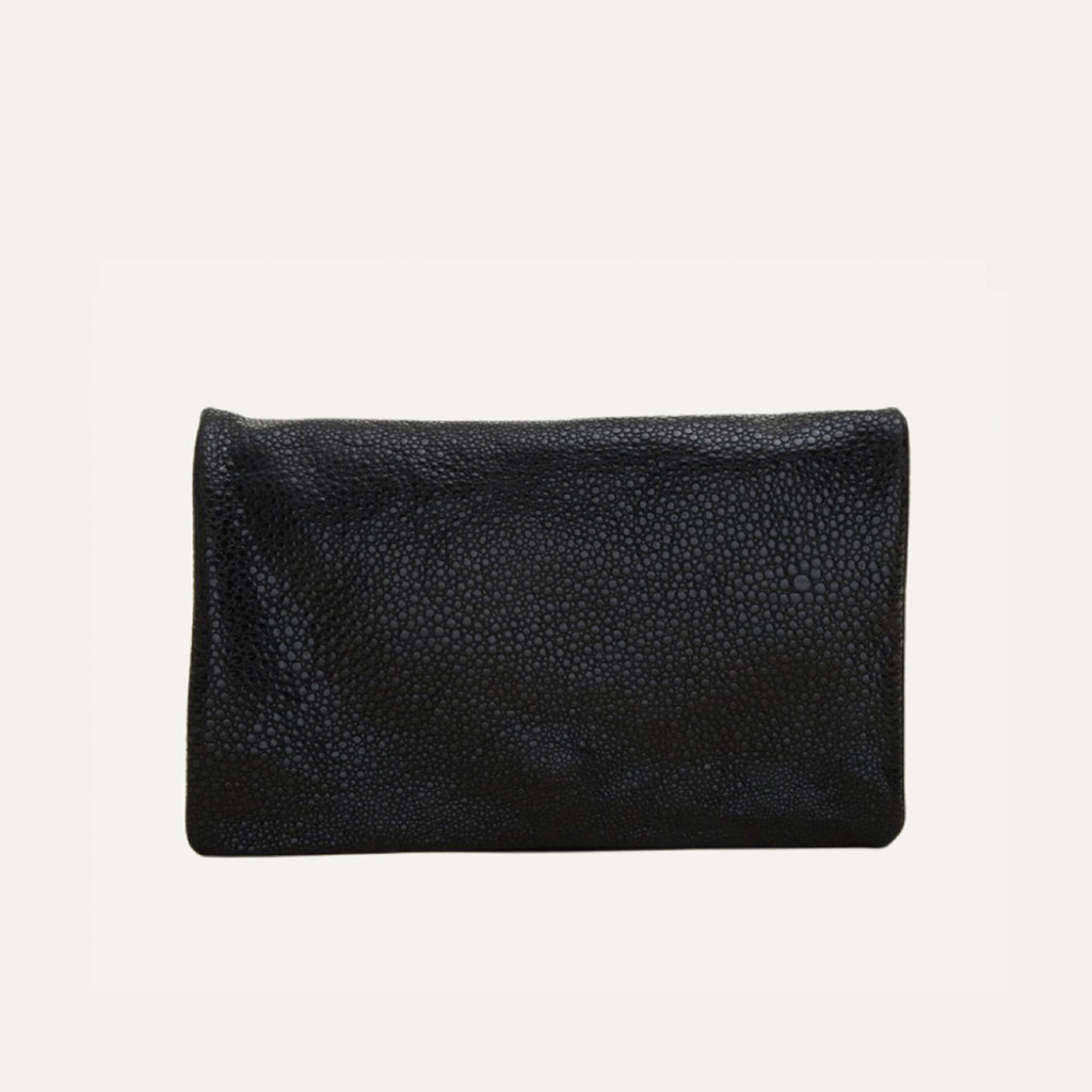 Belt Bag | "The Britney" | Black Stingray Printed Leather