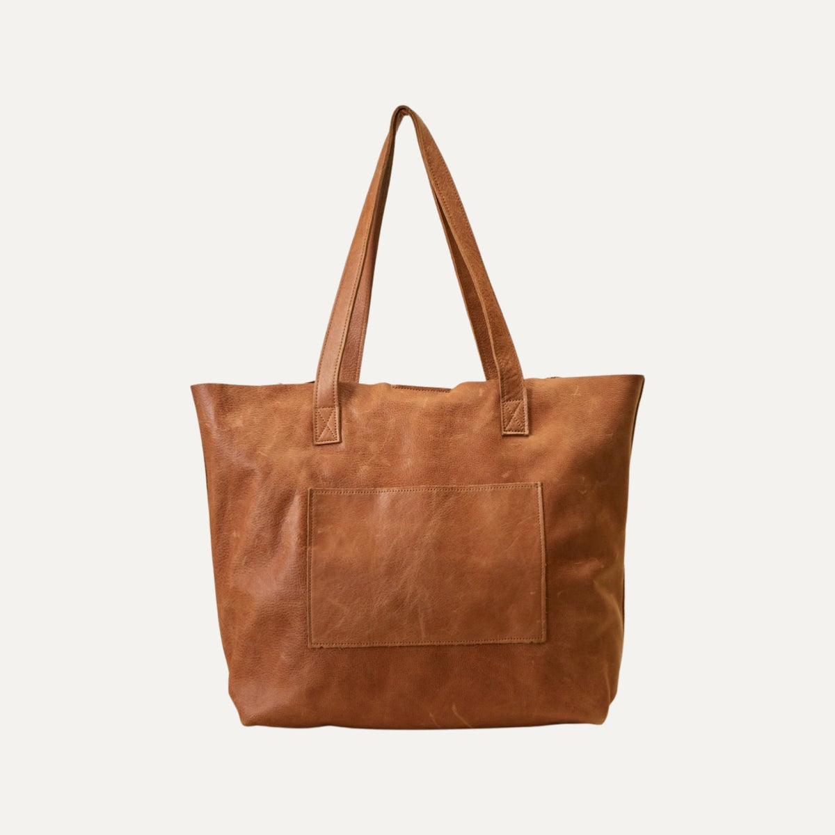 The Cognac Austin Tote Bag - PaulyJen