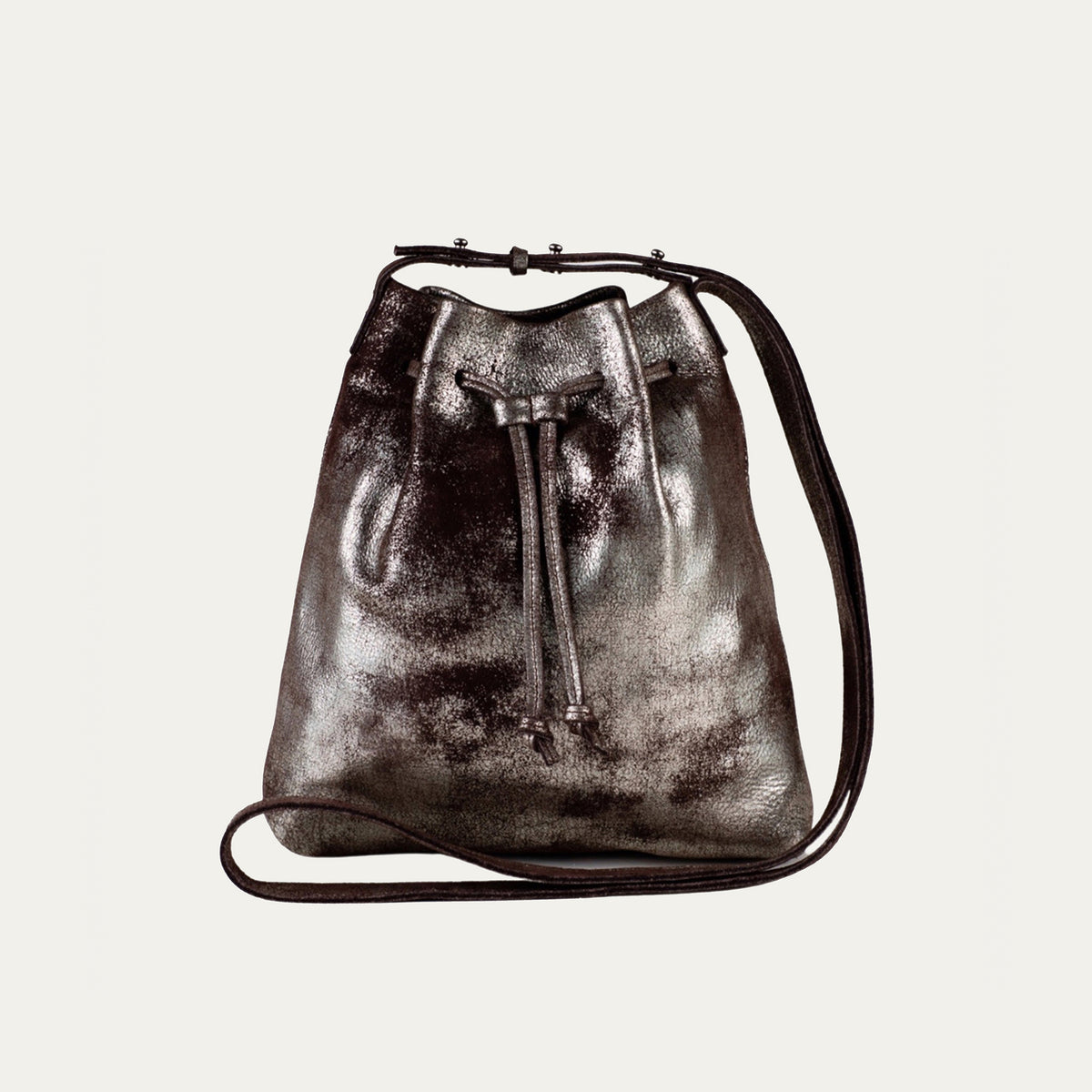 Brown Metallic Mini Crossbody - PaulyJen
