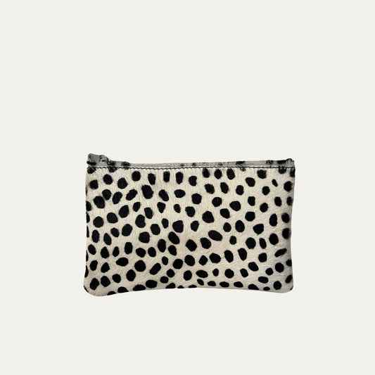 The "Pauly” Pouch Organizer - White Cheetah (Large Spot) - PaulyJen