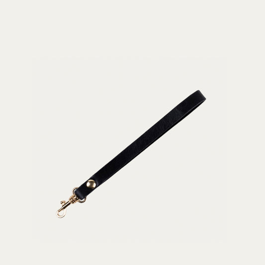Black (Gold Snap) Wristlet Attachment - PaulyJen